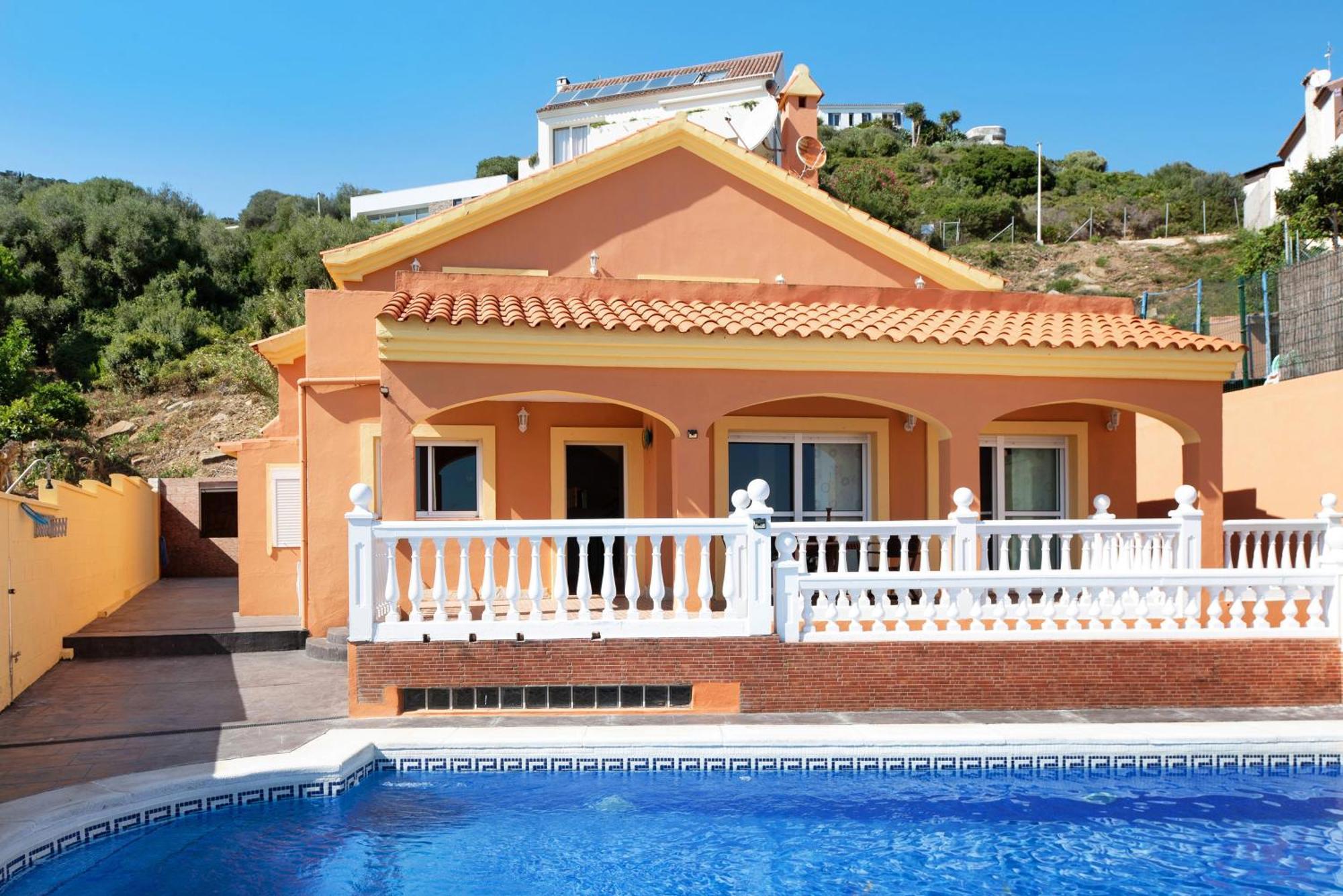 Willa Agradable Casa Con Piscina Algeciras Zewnętrze zdjęcie